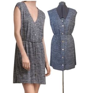 Wilfred Free Kemesky Heather Cloudy Sleeveless Dress Size Medium